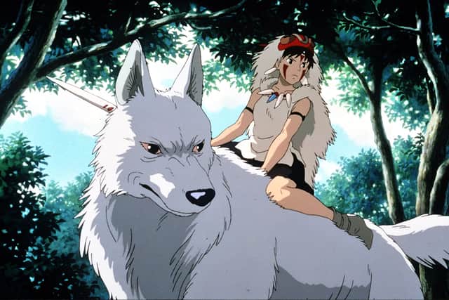 The voice acting talent for the English dub of 'Princess Mononoke' was a testament to the growing popularity of Studio Ghibli in the West (Credit: Studio Ghibli)