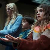 Kim Riedle, Naila Schuberth as Hannah and Sammy Schrein as Jonathan in Dear Child (Photo: Netflix)