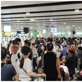 Heathrow Airport slammed as ‘disgrace’ as passengers faced huge queues. (Photo: Santiago Varela (@santvar29 on X) 