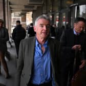 Ryanair CEO Michael O'Leary arrives at Portcullis House in central London on March 22, 2023. 