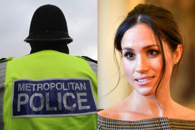 Five  former Metropolitan Police officers have admitted to sending grossly offensive racist messages on WhatsApp, some of which were about Meghan Markle. Credit: Getty Images