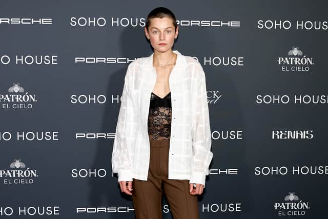 NEW YORK, NEW YORK - SEPTEMBER 07: Emma Corrin attends the Soho House Awards at DUMBO House on September 07, 2023 in New York City.  (Photo by Arturo Holmes/Getty Images)