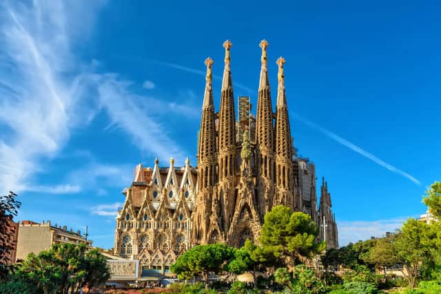 The Sagrada Familia - one of a number of Catalonian landmarks spotted in Netflix's new series, 'Burning Body' (Credit: Britannica)