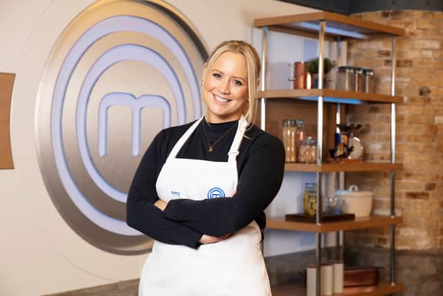 Amy Walsh is through to the Celebrity MasterChef final (Photo: BBC /Shine TV)