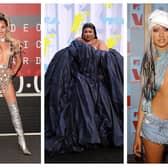 Miley Cyrus, Lizzo and Christina Aguilera have chosen some shockingly bad outfits to wear to the VMAs over the years. Photographs by Getty