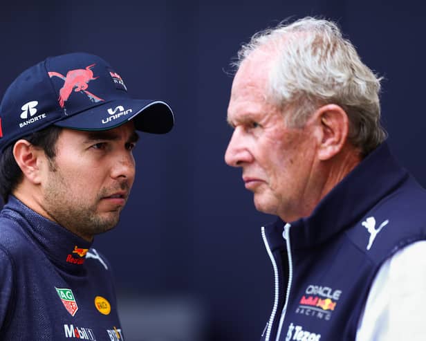 Helmut Marko has apologised for offensive comments he made about Red Bull’s Sergio Perez