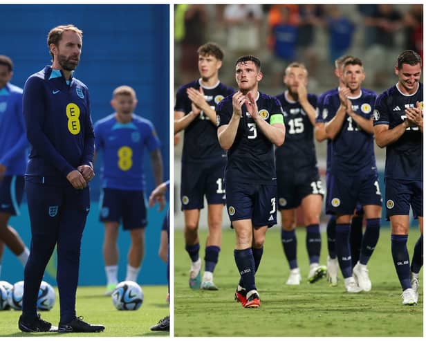 England and Scotland will meet in a highly anticipated friendly encounter. (Getty Images)