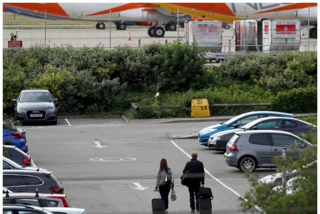 Holidaymakers find car tyres slashed after parking outside UK airport. (Photo: Getty Images) 