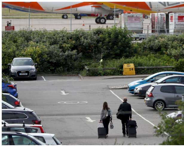 Holidaymakers find car tyres slashed after parking outside UK airport. (Photo: Getty Images) 