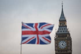 A Union Jack flag flutters in front of the Elizabeth Tower, commonly known as Big Ben (Photo: Jack Taylor/Getty Images)