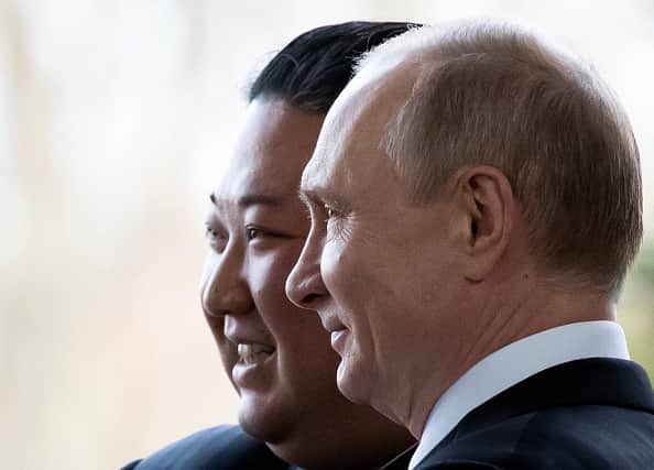 North Korea’s Kim Jong Un has rolled through Russia on an armoured train towards a meeting with President Vladimir Putin. Photo by ALEXANDER ZEMLIANICHENKO/POOL/AFP via Getty Images)