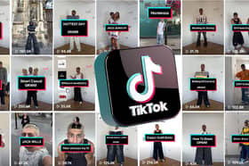 Fashion TikToker YungAlyy, real name Aly Meghani, has gained 1 million followers for his unique take on clothing. Photos by Tiktok. Composite image by NationalWorld.