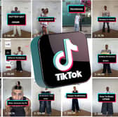 Fashion TikToker YungAlyy, real name Aly Meghani, has gained 1 million followers for his unique take on clothing. Photos by Tiktok. Composite image by NationalWorld.