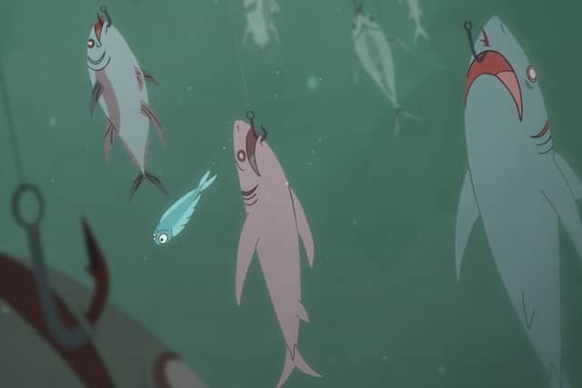 Greenpeace collaborated with Rumpus Animation to produce 'Sanctuary' an animated story of three sea creatures seeking safer waters (Greenpeace/Rumpus Animation)