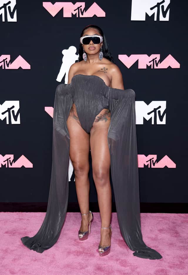 Yung Miami at the 2023 MTV VMAs. Photo by Getty Images.