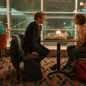 (L to R) Haley Lu Richardson as Hadley Sullivan and Ben Hardy as Oliver Jones in Love at First Sight (Photo: Rob Baker Ashton/Netflix Â© 2023)