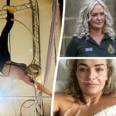 A TV star paramedic stabbed in the chest on a call out has spoken for the first time after her attacker was jailed (SWNS)