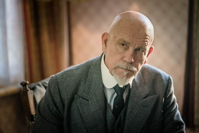 John Malkovich as Poirot in 'The ABC Murders' (Credit: BBC)
