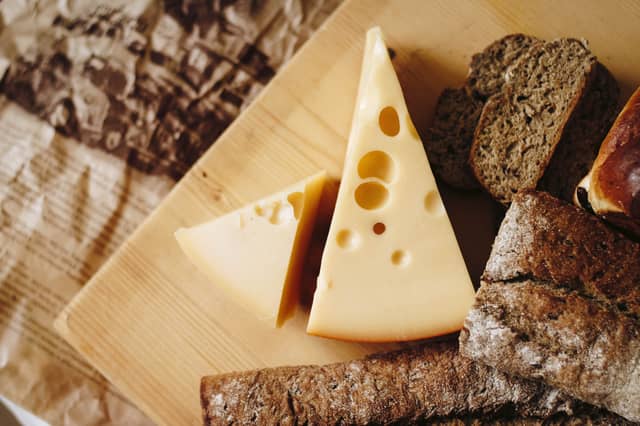 A stock image of cheese