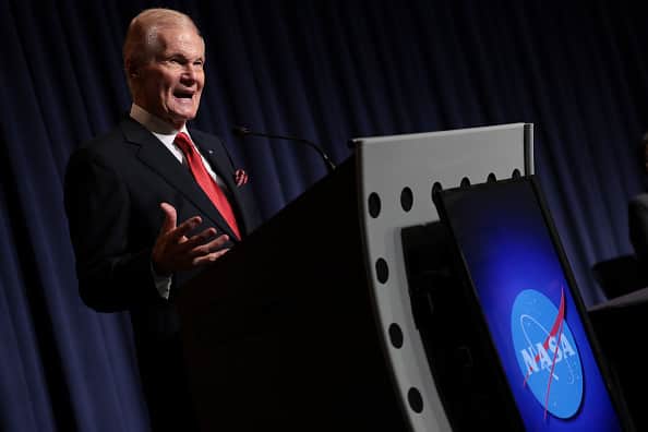 WASHINGTON, DC - SEPTEMBER 14: NASA Administrator Bill Nelson attends a press conference at NASA headquarters September 14, 2023 in Washington, DC. NASA announced the agency has appointed a new director of research to study âunidentified anomalous phenomenonâ, formerly referred to as UFOs. (Photo by Win McNamee/Getty Images)