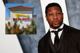 Jonathan Majors was filmed breaking up a fight between two high school girls outside an In-N-Out Burger