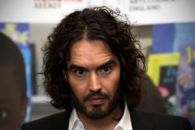 Comedian Russell Brand, who is also an actor, writer, political activist, husband and dad. Photo by Getty Images.