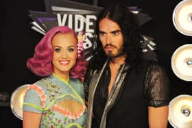 Katy Perry and Russell Brand arrive at the 2011 MTV Video Music Awards at the Noika Theatre in downtown Los Angeles, California.   Picture: FREDERIC J. BROWN/AFP via Getty Images
