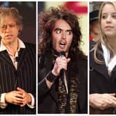 Bob Geldof Russell Brand and Peaches Geldof (L-R). Bob called Brand a c*** during the NME Awards 2006, the same year the disgraced comedian allegedly dated his now late daughter Peaches. Photo by Getty Images.