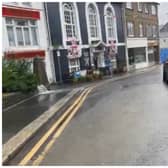 Sewage spill runs through Cornish town with ‘poo everywhere’. (Photo: Angus Hirst) 