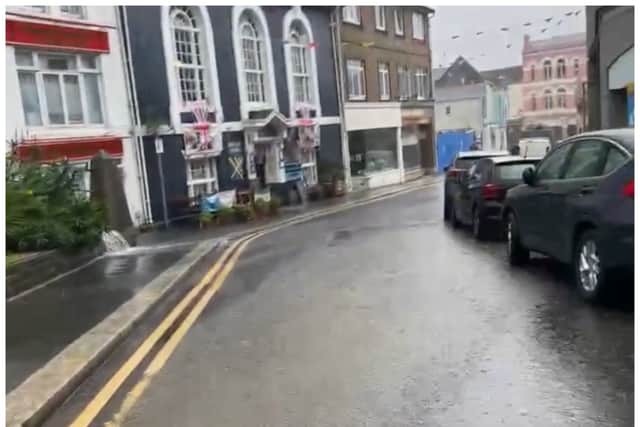 Sewage spill runs through Cornish town with ‘poo everywhere’. (Photo: Angus Hirst) 