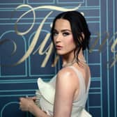 NEW YORK, NEW YORK - APRIL 27: Katy Perry attends as Tiffany & Co. Celebrates the reopening of NYC Flagship store, The Landmark on April 27, 2023 in New York City. (Photo by Dimitrios Kambouris/Getty Images for Tiffany & Co.)