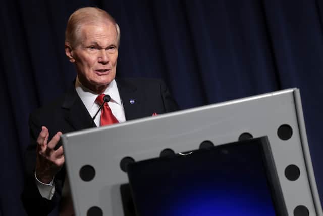 NASA Administrator Bill Nelson attends a press conference at NASA headquarters September 14, 2023 in Washington, DC. NASA announced the agency has appointed a new director of research to study “unidentified anomalous phenomenon”, formerly referred to as UFOs. (Photo by Win McNamee/Getty Images)