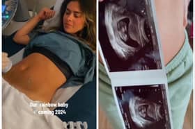 TikTok influencer Taylor Frankie Paul has announced she’s pregnant and expecting a rainbow baby with boyfriend Dakota Mortensen. Photos by Taylor Frankie Paul TikTok (left) and Dakota Mortensen TikTok (right).