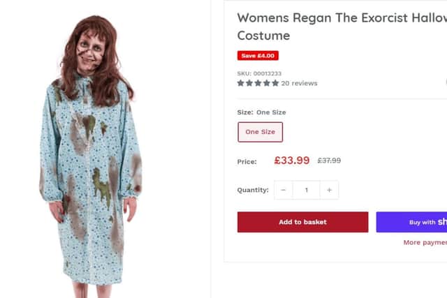 Womens Regan The Exorcist Halloween Costume (joke.co.uk)