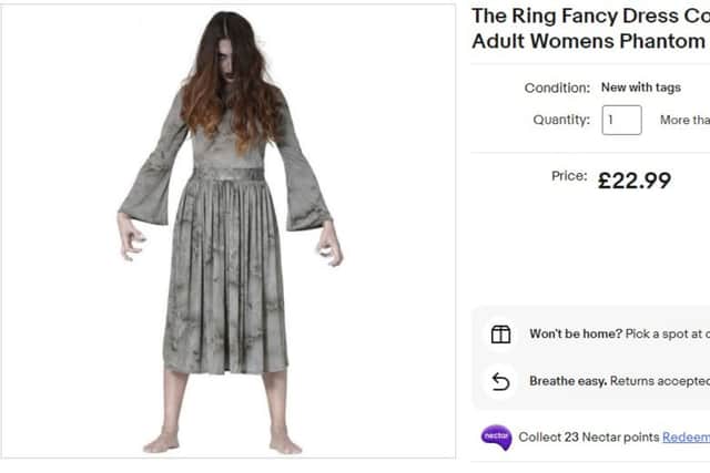 The Ring Fancy Dress Costume (ebay.co.uk)