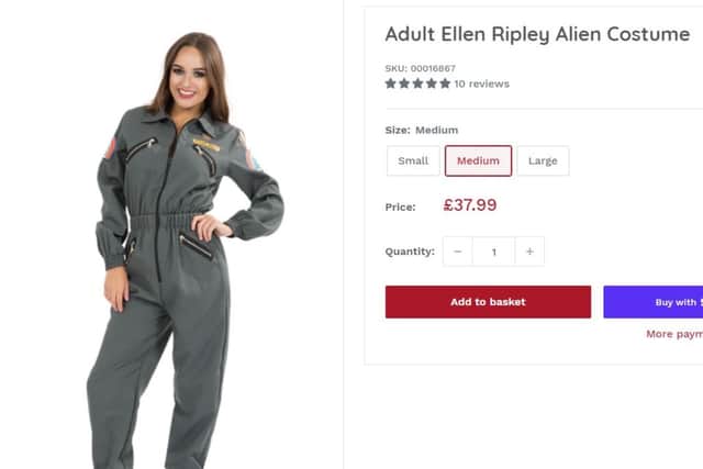 Alien Ripley costume (joke.co.uk)