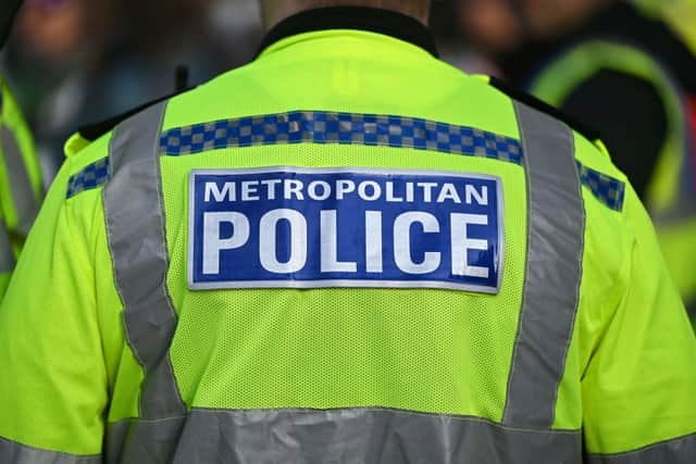 A Metropolitan Police officer accused of tasering a 10-year-old girl is facing an allegation of gross misconduct. Credit: JUSTIN TALLIS/AFP via Getty Images
