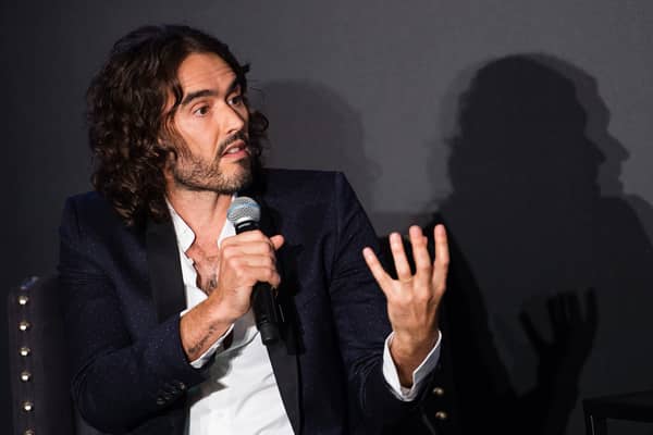 YouTube has suspended the monetisation of Russell Brand's channel after the comedian was accused of rape, sexual assault and emotional abuse. (Credit: Getty Images)