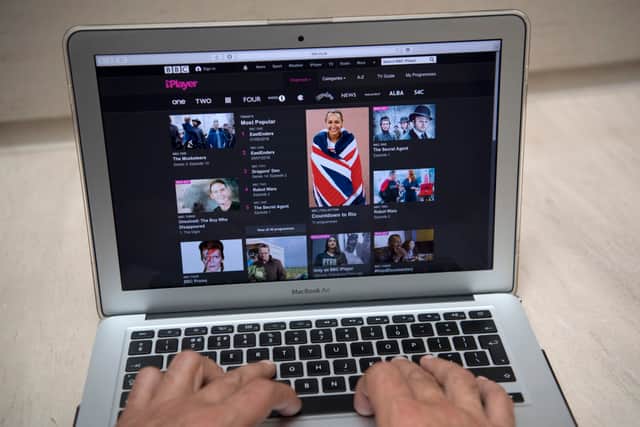 The BBC iPlayer app users will have had to pay a TV licence fee since 2016 (Photo Illustration by Carl Court/Getty Images)