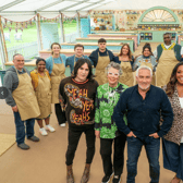 The GBBO competitors and presenters 