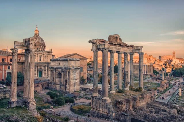 The Forum in Rome Image: Adobe
