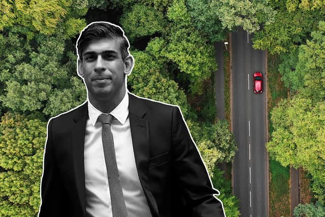 Rishi Sunak is reportedly set to soften some of the UK government's net zero targets (NationalWorld/Getty/Adobe Stock)