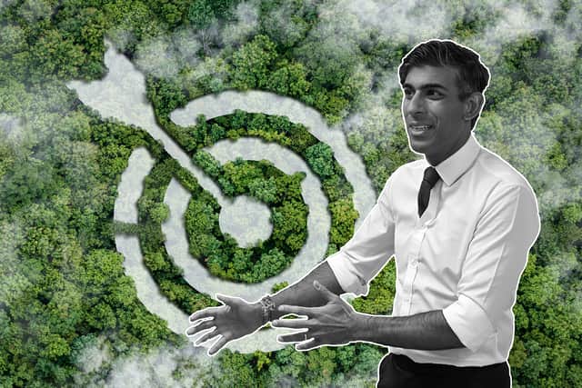 Sunak is reportedly poised to water down a number of green policies (NationalWorld/Adobe/Getty)