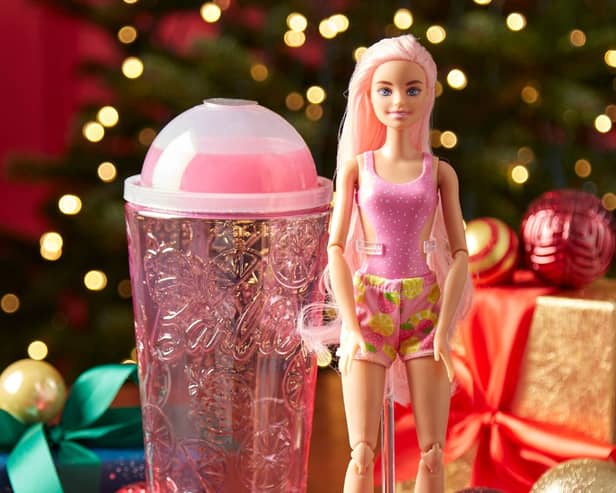 Mattel's Barbie Pop! Reveal Fruit Series (Strawberry) doll, which features in the Hamleys list of top ten toys for Christmas (Hamleys/ PA)