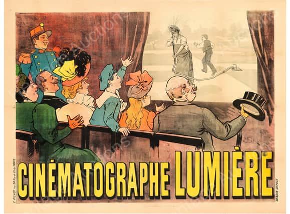 The poster for 1895 film L'Arroseur Arrose (SWNS)