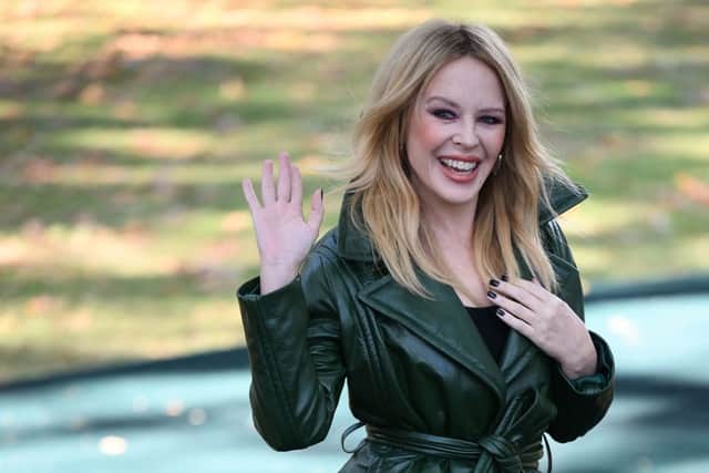 Kylie Minogue in London. Picture: AFP via Getty Images