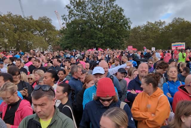 Chaos at London 10k race as dozens of runners without bib numbers. (Photo: Anthony Bailly/PA Wire) 