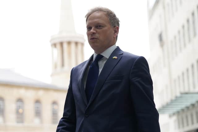 Defence Secretary Grant Shapps arrives at BBC Broadcasting House in London, to appear on the BBC One current affairs programme, Sunday with Laura Kuenssberg. Picture date: Sunday September 24, 2023. PA Photo. Photo credit should read: Stefan Rousseau/PA Wire