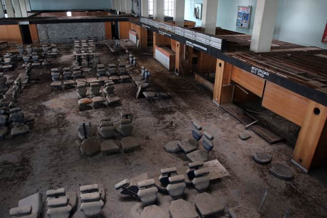 Eerie photos unveil abandoned airport on European island. (Photo: AFP via Getty Images) 