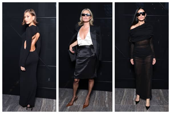 Although I think Hailey Bieber and Kate Moss struck the right note of 'sexiness' I felt Demi Moore did not need to flash her underwear. Photographs by Getty